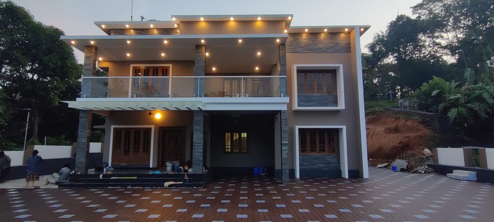 Completed Residential Villa Project for Retired Army Civil Engineer Sri. Vellalath Chandran Nair